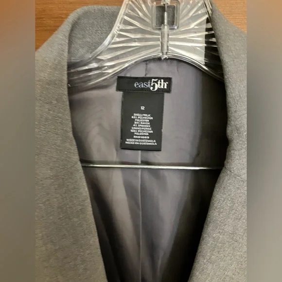 East 5th Blazer, Grey, Size 12 - Picture 3 of 7